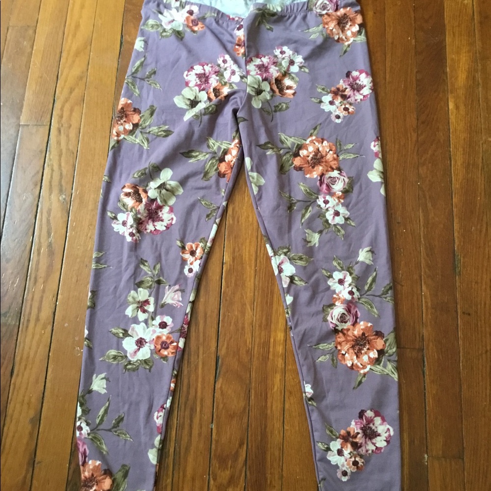 GS Love floral leggings